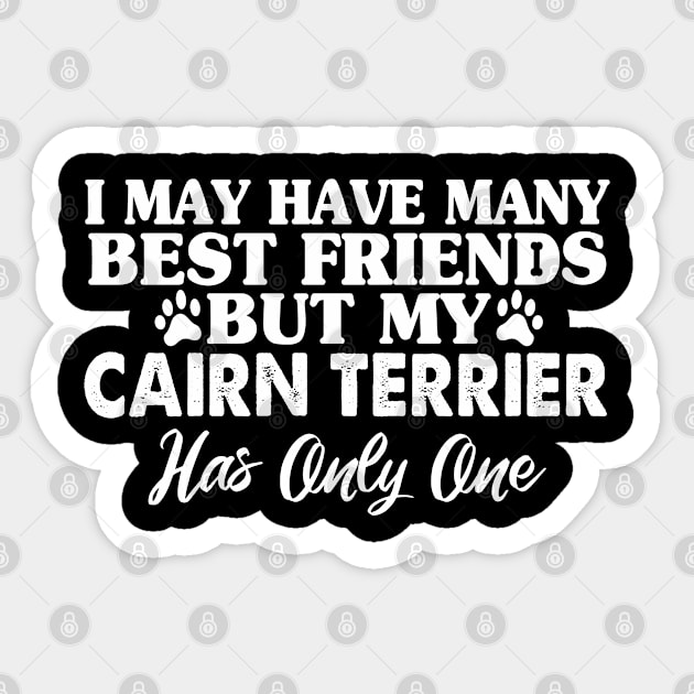 Cairn Terrier Friend Sticker by White Martian